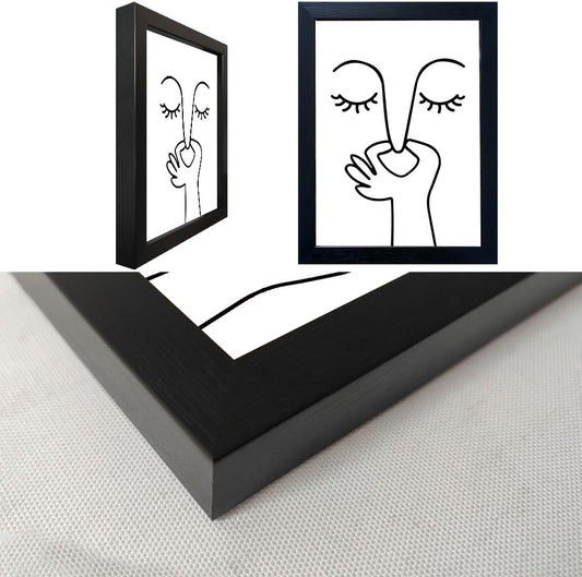 Black and White Bathroom Wall Decor Bad Smell Humorous Wall Art Funny Guest Toilet Picture Print Painting Modern Minimalistic Bathroom Sign
