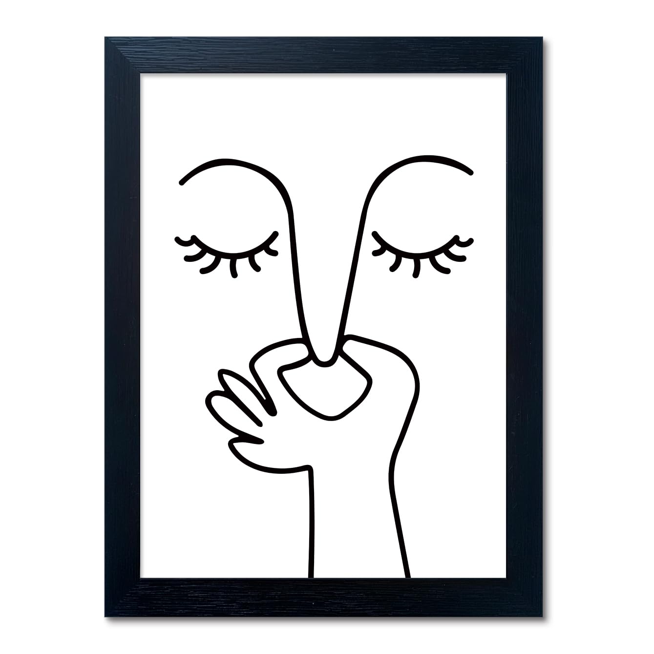 Black and White Bathroom Wall Decor Bad Smell Humorous Wall Art Funny Guest Toilet Picture Print Painting Modern Minimalistic Bathroom Sign